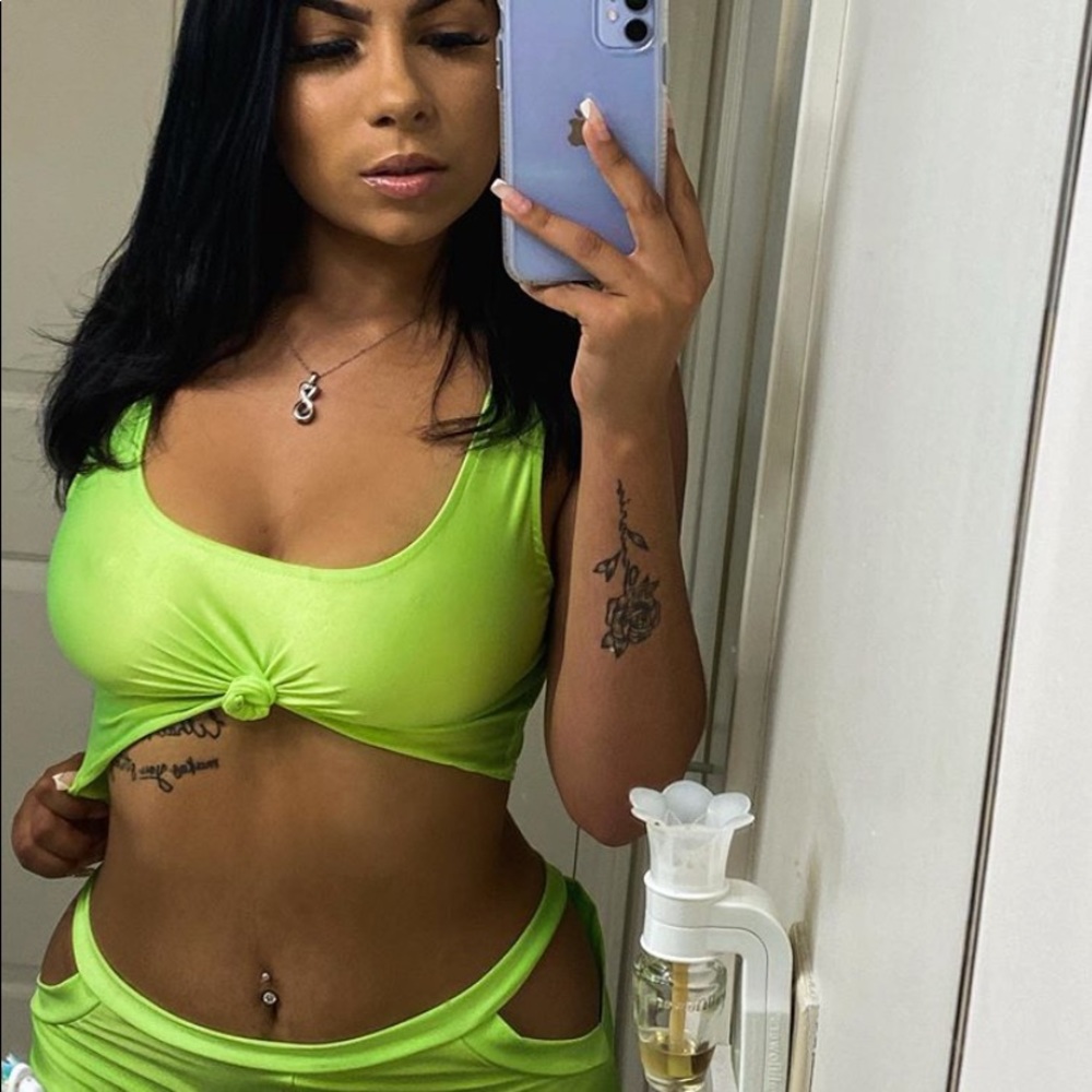Neon two piece set